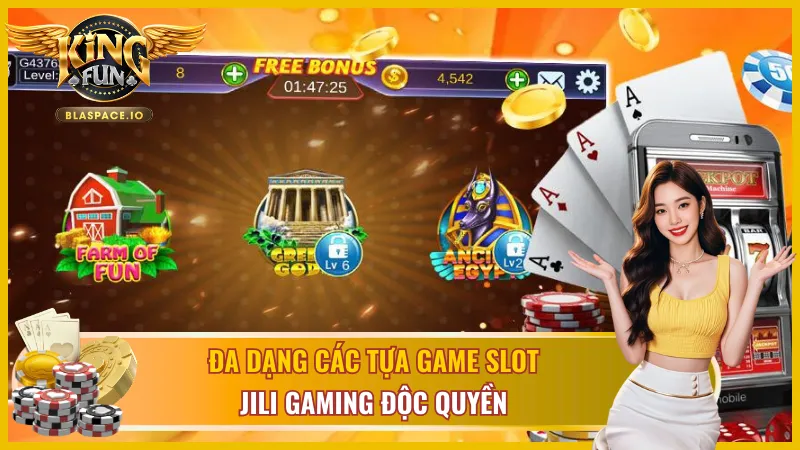 JILI gaming sở hữu nhiều tựa game độc quyền 